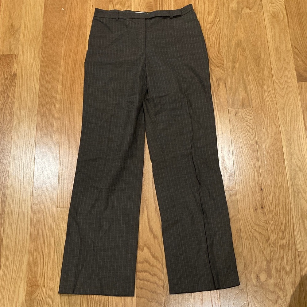 Brooks Brothers Brown Pinstripe Dress Pants